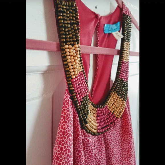 Buttons Boho Dress - Picture 3 of 3